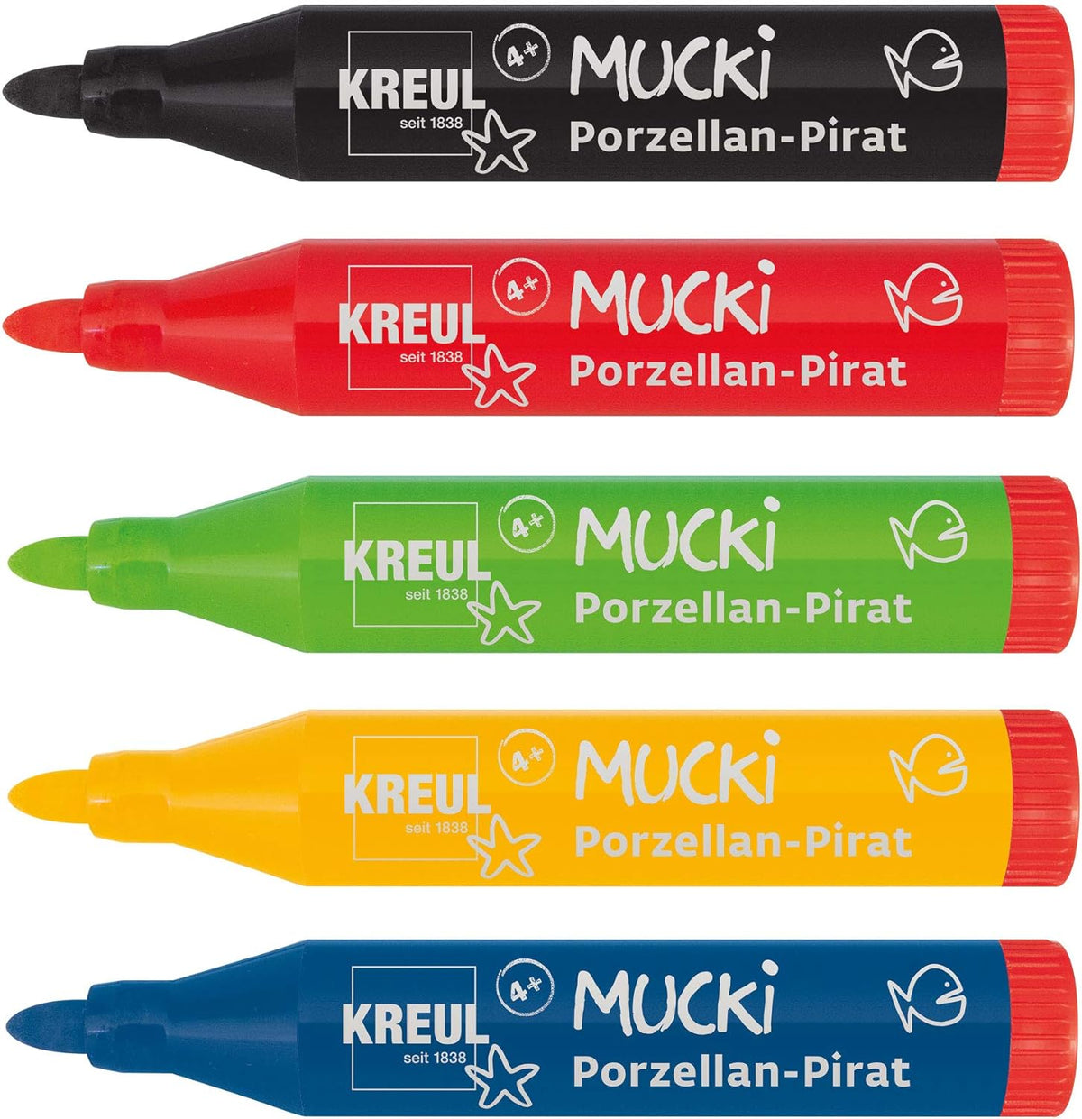 MUCKI - PENNA PER PORCELLANA PORCELAIN   PIRATE SE