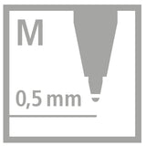 REFILL STABILO BALLPOINT 0.5MM BLU