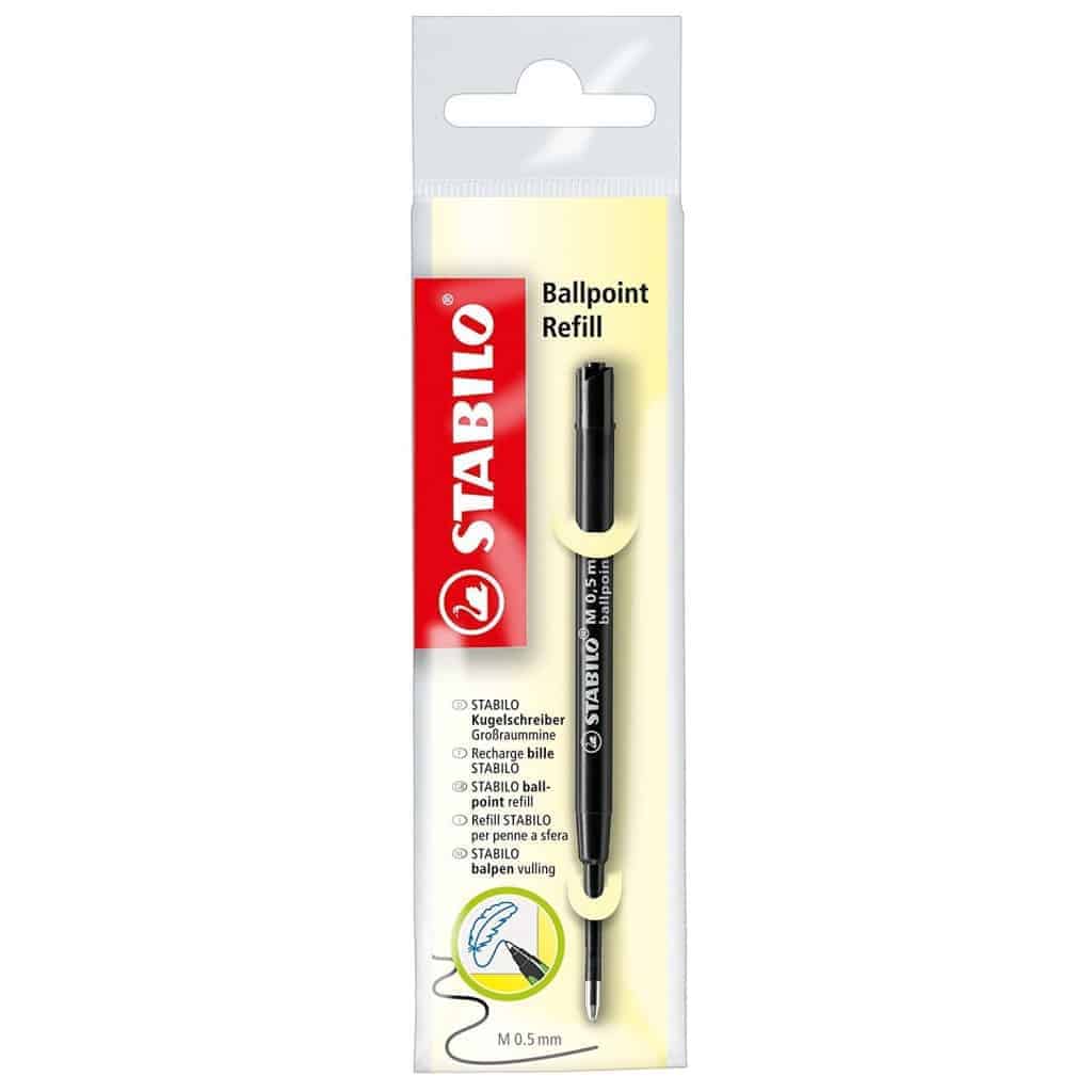 REFILL STABILO BALLPOINT 0.5MM NERO