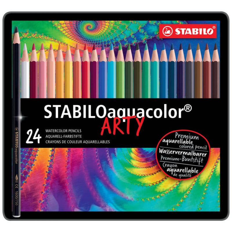 MATITE ACQUARELLABILI STABILO CF METALLO /24