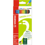 PASTELLI STABILO GREENCOLORS /12