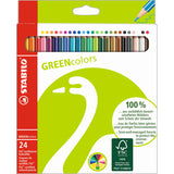 PASTELLI STABILO GREENCOLORS /24