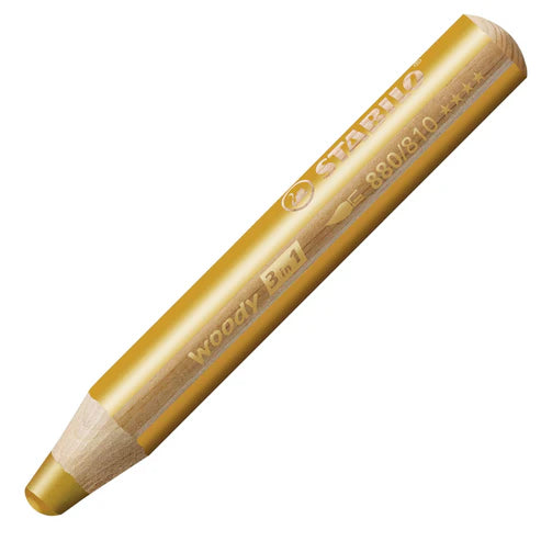 MATITONE STABILO WOODY 3 IN 1 ORO