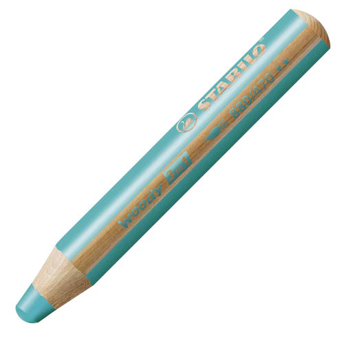 MATITONE STABILO WOODY 3 IN 1 TURCHESE