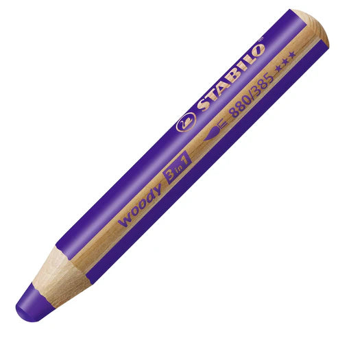 MATITONE STABILO WOODY 3 IN 1 VIOLA PROFONDO