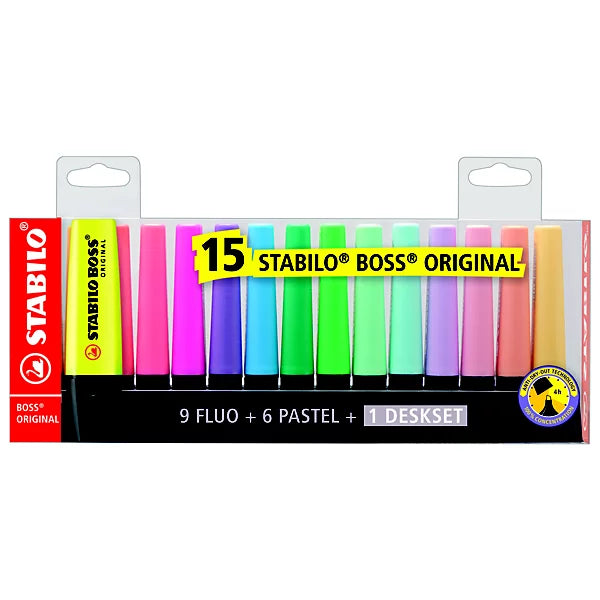 EVIDENZIATORE STABILO BOSS DESKSET /15