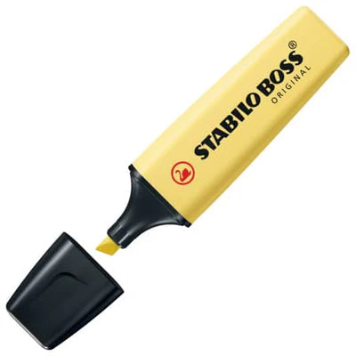 EVIDENZIATORE STABILO BOSS PASTEL GIALLO BANANA