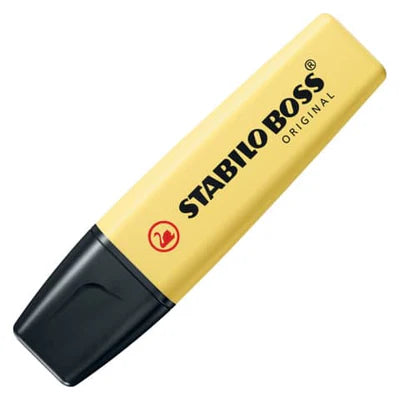 EVIDENZIATORE STABILO BOSS PASTEL GIALLO BANANA