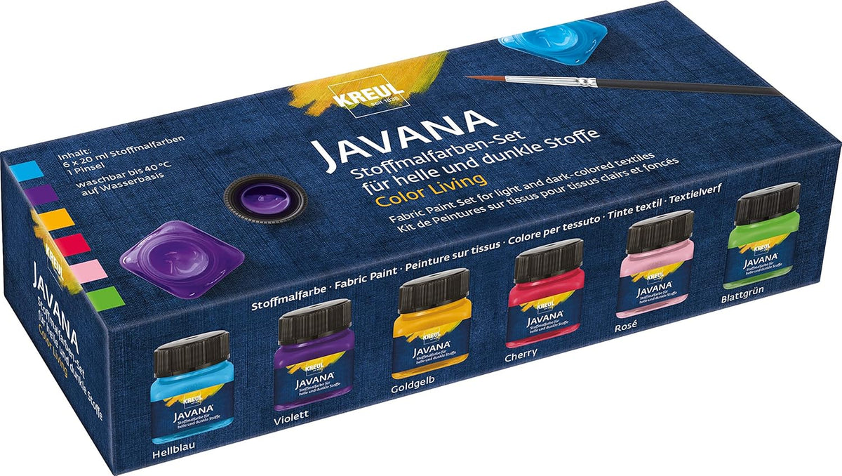 KREUL - JAVANA VERNICE TESSUTI CHIARI E  SCURI 20