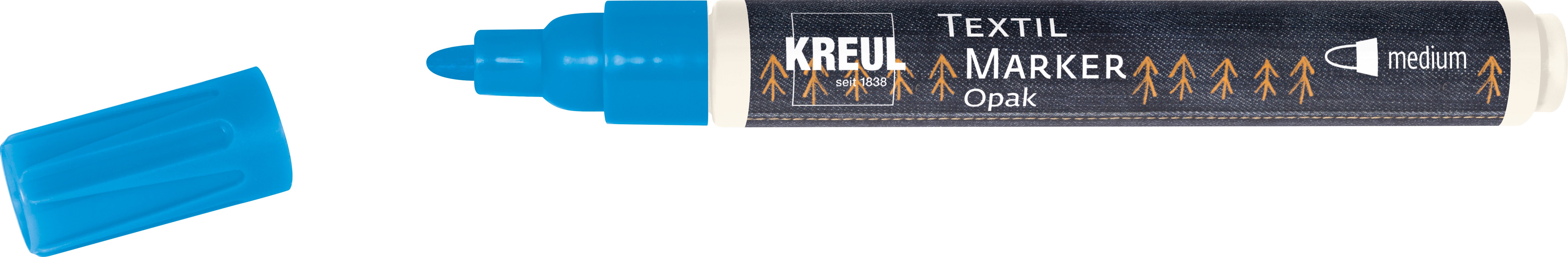 KREUL - MARKER PER TESSUTI - SET 5       OPACHI