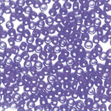 PERLINE VETRO TRASPARENTI 10/0 - SCAT. GR. 30 - BLU VIOLA