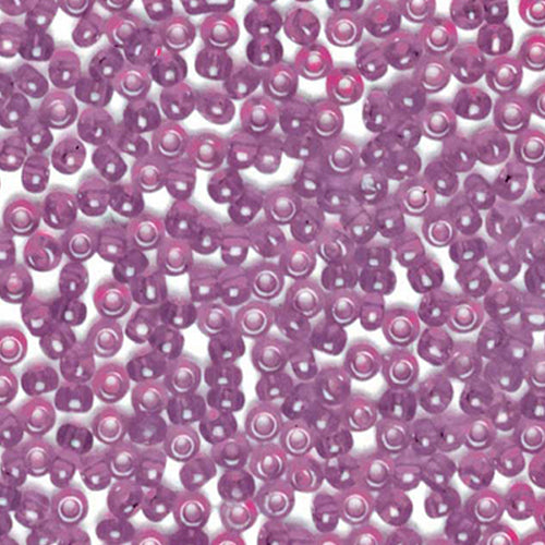 PERLINE VETRO TRASPARENTI 10/0 - SCAT. GR. 30 - VIOLETTO