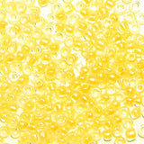 PERLINE VETRO TRASPARENTI 10/0 - SCAT. GR. 30 - GIALLO FLUO