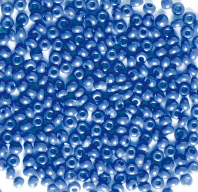 PERLINE VETRO COPRENTI 10/0 - SCAT. GR. 30 - BLU Immagine principale del prodotto