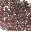 PERLINE VETRO COPRENTI 10/0 - SCAT. GR. 30 - MARRONE
