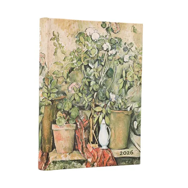 AGENDA MIDI GIORNALIERA 2026 VASI E FIORI,CEZANNE PAPERBLANKS