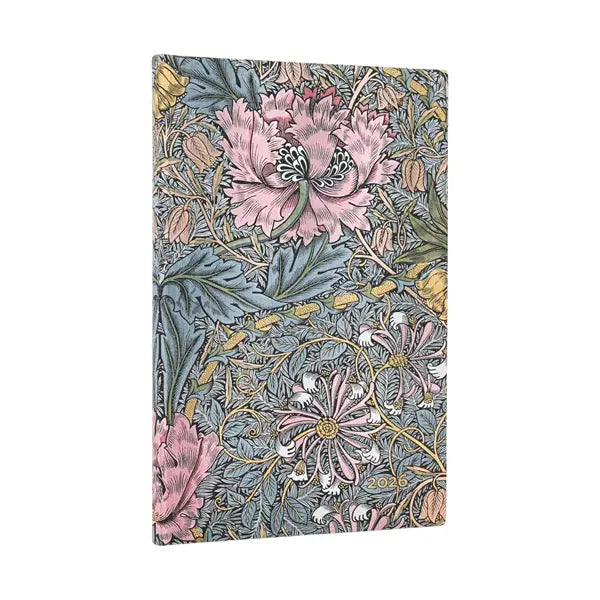 AGENDA MAXI SETT.ORIZ. 2026 MORRIS CAPRIFOGLIO ROSA PAPERBLANKS