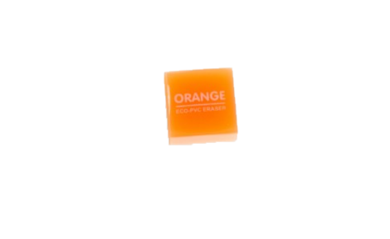 GOMMA ECO-PVC TRASPARENTE COL.  ARANCIONE