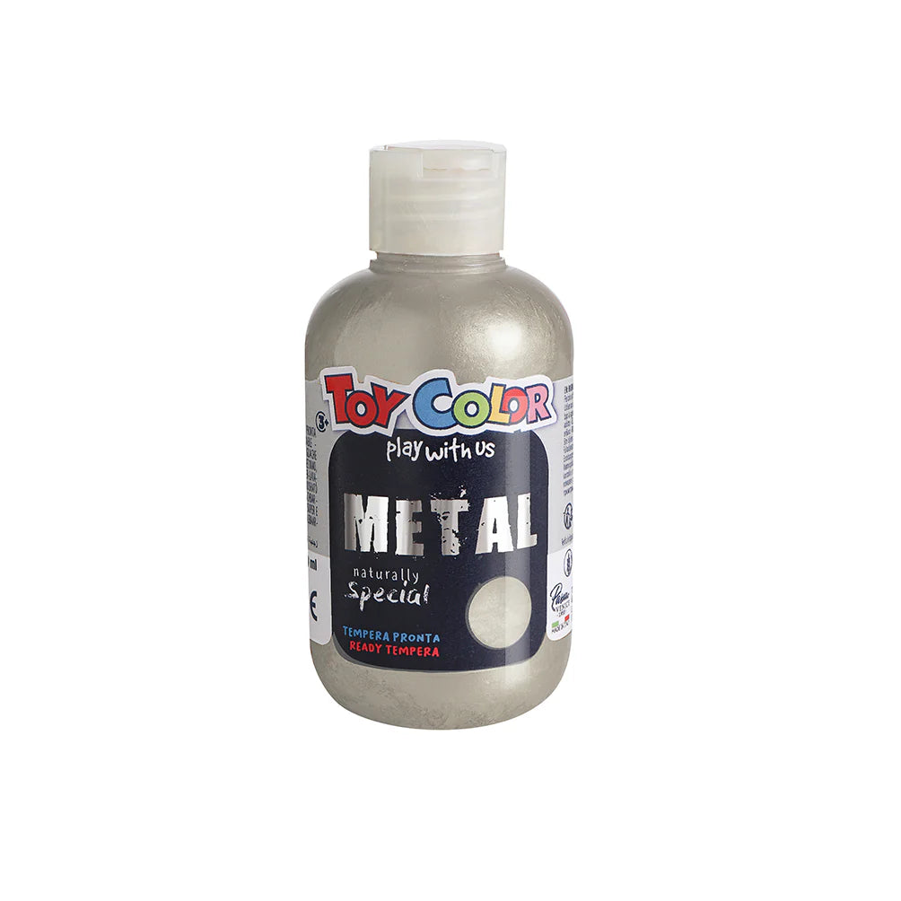 TEMPERA METALLIZZATA TOY COLOR ML. 250 ARGENTO Immagine principale del prodotto