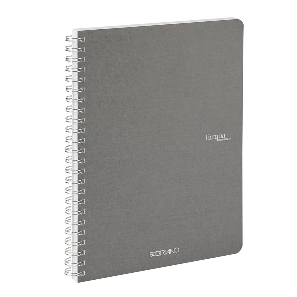 QUADERNO C/SPIRALE ECOQUA A5 1RIG CARTONATO ANTRACITE