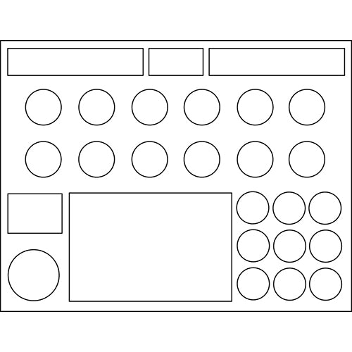 INTERNO PORTACOLORI CM. 46x65x5H Immagine principale del prodotto