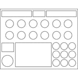 INTERNO PORTACOLORI CM. 46x65x5H
