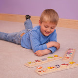 PUZZLE "ALZA E COMBINA" - ANIMALI