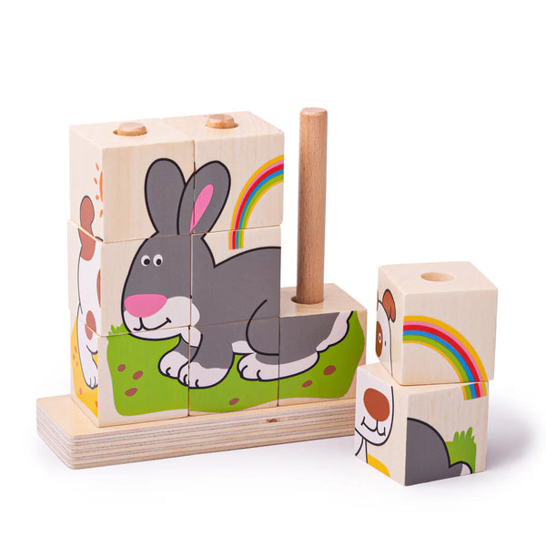 GIOCO IN LEGNO CREO GLI ANIMALI