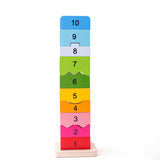 GIOCO IN LEGNO TORRE DEI NUMERI