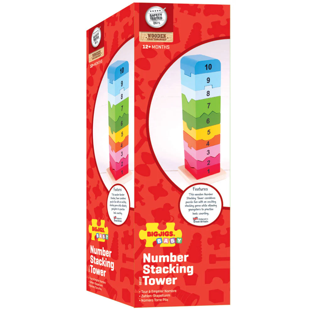 GIOCO IN LEGNO TORRE DEI NUMERI