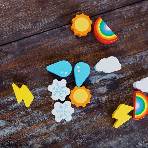 GIOCO IN LEGNO OMBRELLO DEL METEO