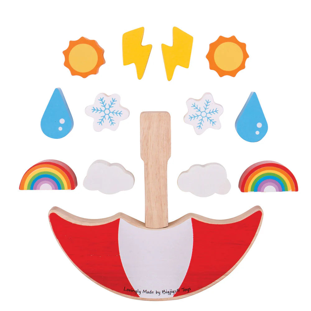 GIOCO IN LEGNO OMBRELLO DEL METEO