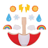 GIOCO IN LEGNO OMBRELLO DEL METEO