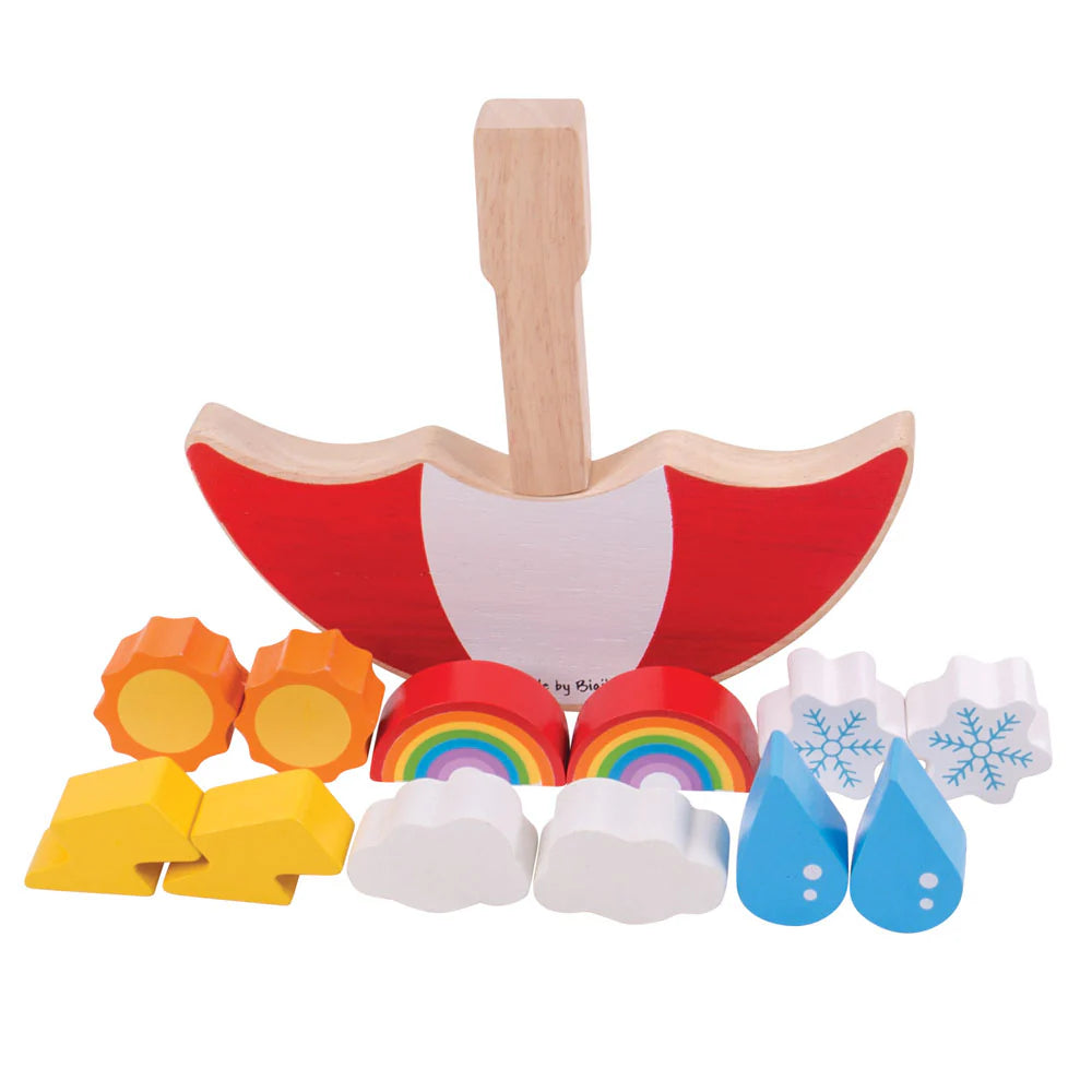 GIOCO IN LEGNO OMBRELLO DEL METEO