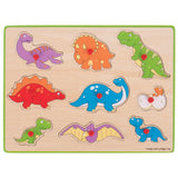 PUZZLE CON POMELLI - DINOSAURI