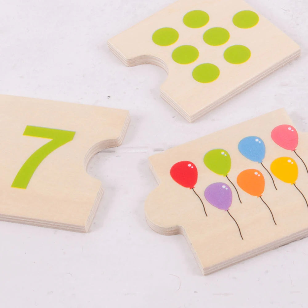 DOMINO DEI NUMERI IN LEGNO