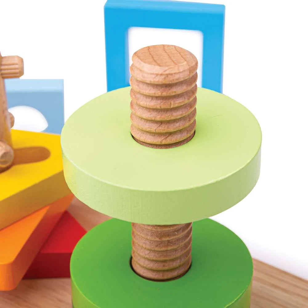 GIOCO DEGLI INGRANAGGI IN LEGNO