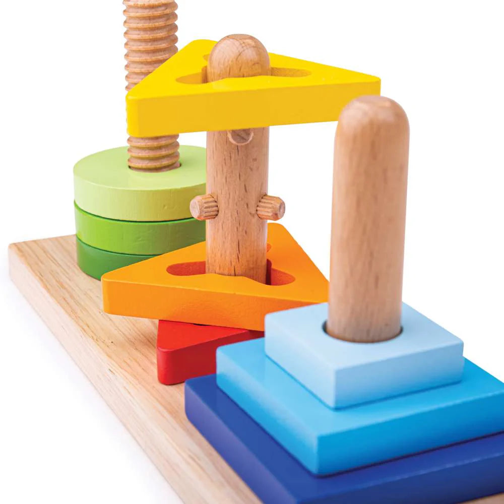 GIOCO DEGLI INGRANAGGI IN LEGNO