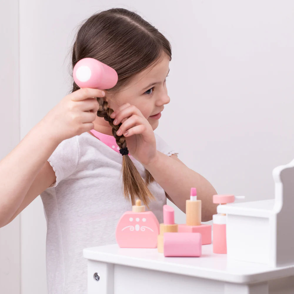 Beauty Case Con Accessori In Legno
