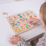DOMINO SOLLEVA E GUARDA NUMERI E FIGURE