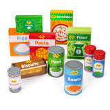 CIBO IN LEGNO SET PZ. 11 - CIBI DISPENSA