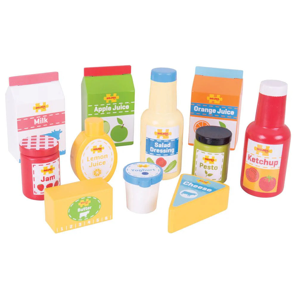 CIBO IN LEGNO SET PZ. 11 - CIBI FRESCHI