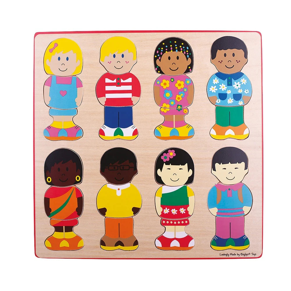 PUZZLE LEGNO I MIEI PICCOLI AMICI CM.28X28