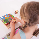 PUZZLE-CUBI IN LEGNO - FATTORIA