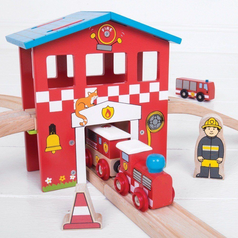 IL TRENO DEI POMPIERI - 39 PEZZI
