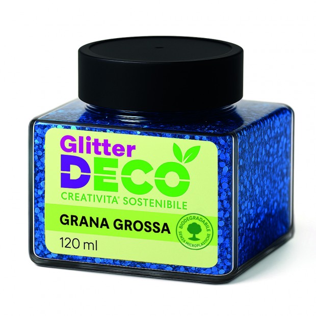 GLITTER BIO GRANA GROSSA ML.120 - BLU