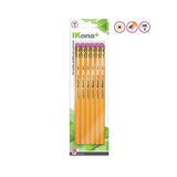 MATITE ESAGONALI HB CON GOMMA - SCATOLA 12 PEZZI