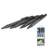 "PENNE ""CALLIGRAPHY"" - SET 4 PEZZI - PUNTE ASSOR