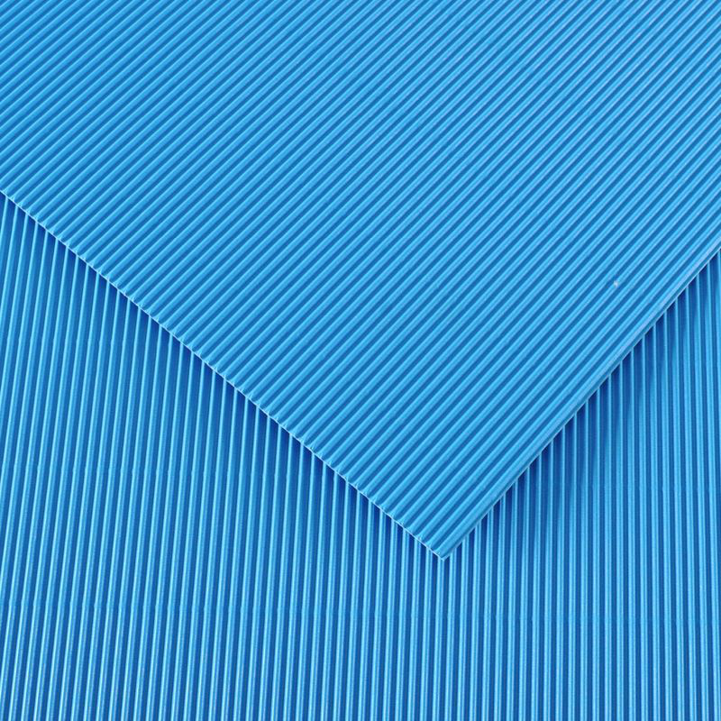 CARTONE ONDULATO DRITTO 50X70 AZZURRO