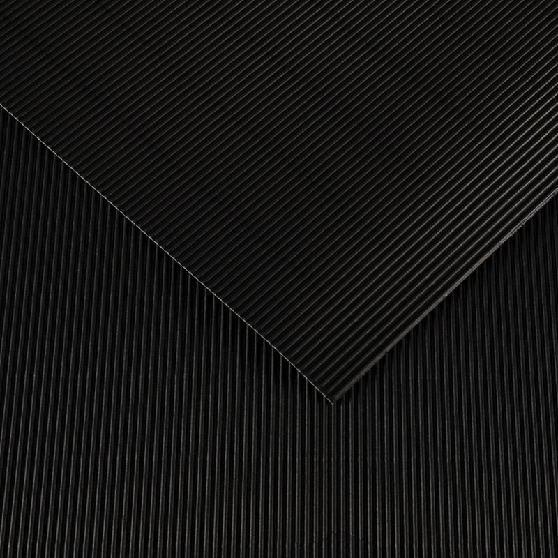 CARTONE ONDULATO DRITTO 50X70 NERO Immagine principale del prodotto